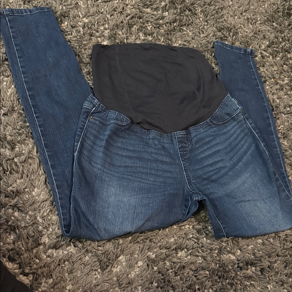 Isabel Maternity by Ingrid & Isabel Dark Blue Jeggings